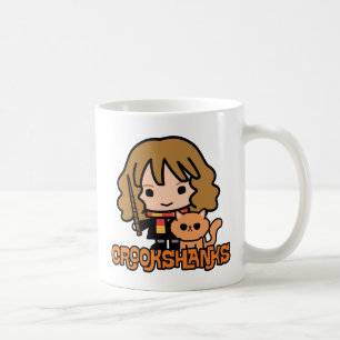 Cartoon Hermione und Crookshanks Tasse