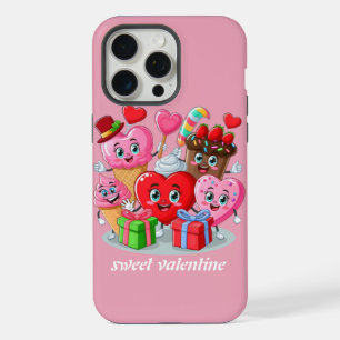 Cartoon Herzlich Willkommen im Valentinstag iPhone 15 Pro Max Hülle