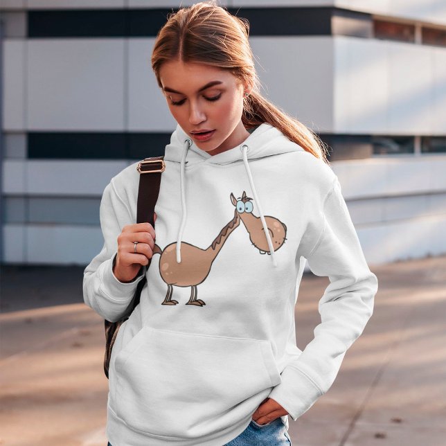 Cartoon Horse Womens Hoodie (Von Creator hochgeladen)