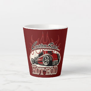 Cartoon-Hot-Rod Milchtasse