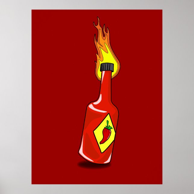 Cartoon-Hot-Sauce Poster (Vorne)