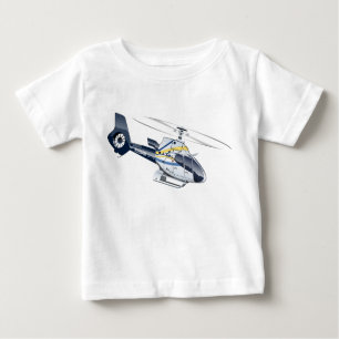 Cartoon-Hubschrauber Baby T-shirt