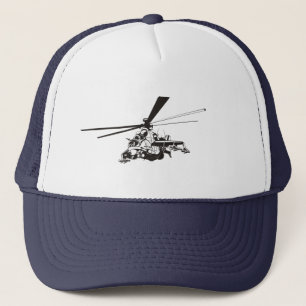 Cartoon-Hubschrauber "Hind" Truckerkappe