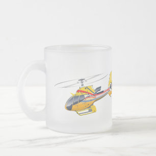 Cartoon-Hubschrauber Mattglastasse