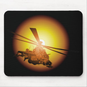 Cartoon-Hubschrauber Mousepad
