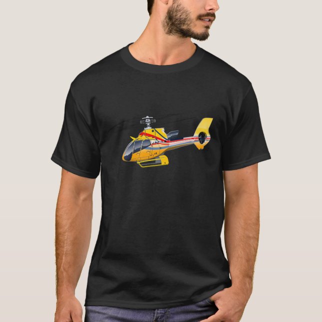 Cartoon-Hubschrauber T-Shirt (Vorderseite)