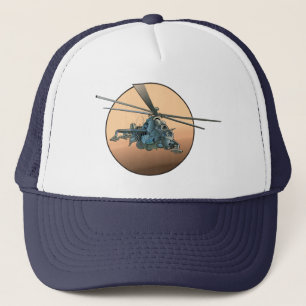 Cartoon-Hubschrauber Truckerkappe