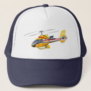 Cartoon-Hubschrauber Truckerkappe
