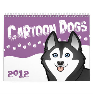Cartoon-Hund züchtet 2012 Kalender