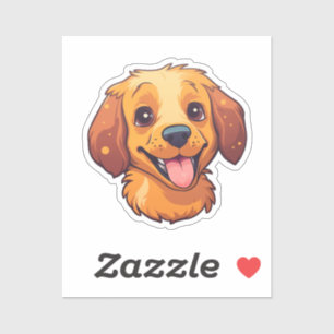 Cartoon-Hunde-Abbildung Aufkleber