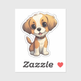 Cartoon-Hunde-Abbildung Aufkleber