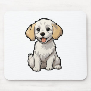 Cartoon-Hunde-Abbildung Mousepad