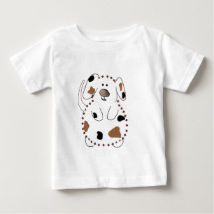 Cartoon-Hundet-shirts und -geschenke Baby T-shirt