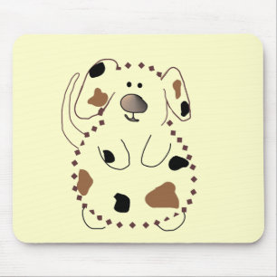Cartoon-Hundet-shirts und -geschenke Mousepad