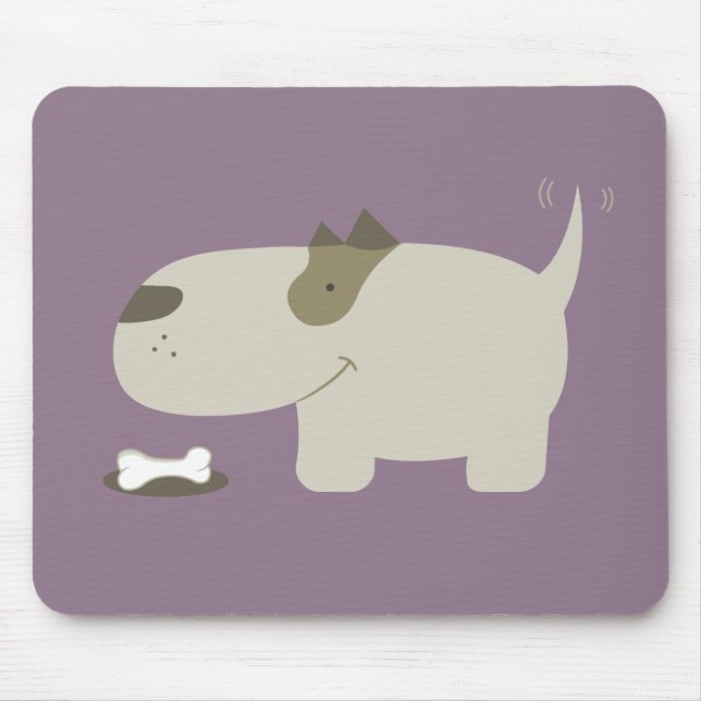 Cartoon-Hundmousepad Mousepad (Vorne)