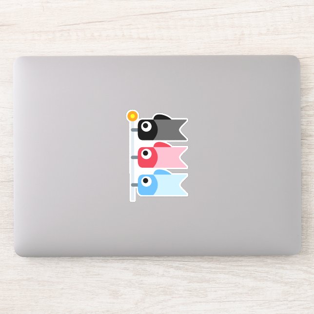Cartoon Icon Koinobori Aufkleber (Computer)