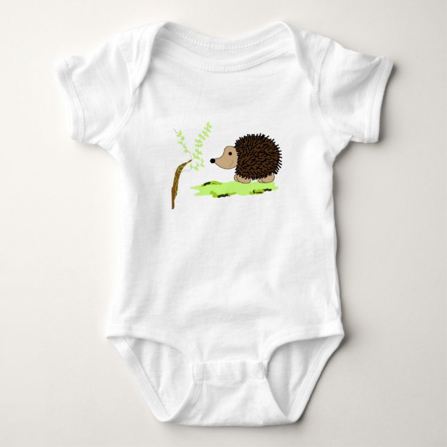 Cartoon Igel Baby Strampler (Vorderseite)