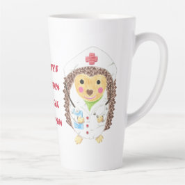 Cartoon Igel Magic Tränke Latte Tasse