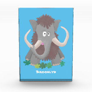 Cartoon-Illustration aus Wolle Fotoblock
