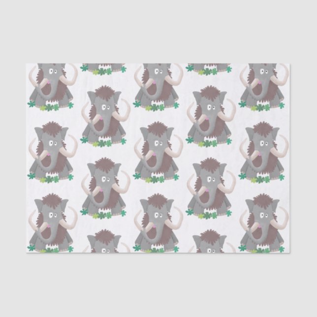 Cartoon-Illustration aus Wolle Seidenpapier (Vorderseite)