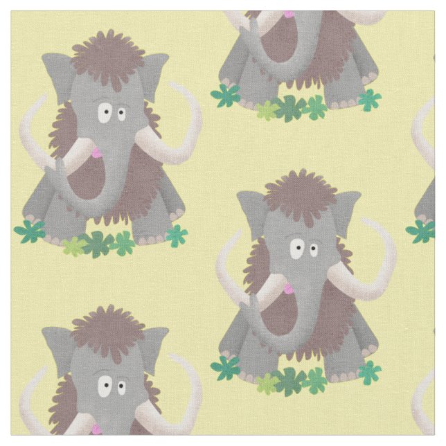 Cartoon-Illustration aus Wolle Stoff (Nahaufnahme)
