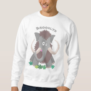 Cartoon-Illustration aus Wolle Sweatshirt