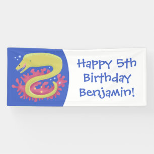 Cartoon-Illustration Banner