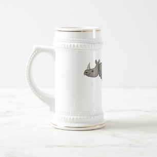 Cartoon-Illustration Bierglas