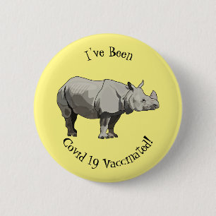 Cartoon-Illustration Button