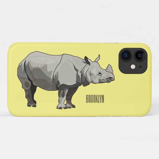 Cartoon-Illustration Case-Mate iPhone Hülle (Rückseite (Horizontal))