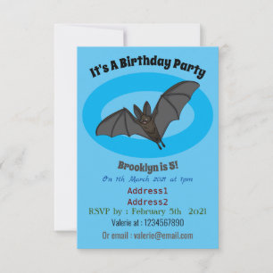 Cartoon-Illustration Einladung