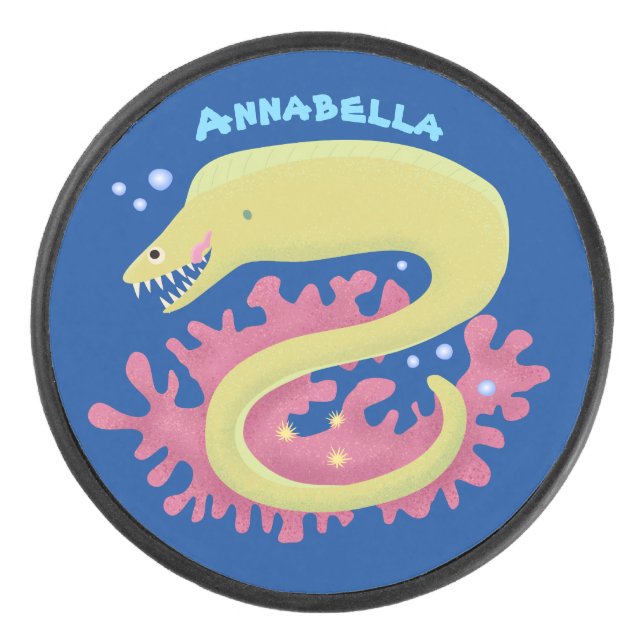 Cartoon-Illustration Eishockey Puck (Vorderseite)