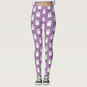 Cartoon-Illustration für die niedliche Waschmaschi Leggings