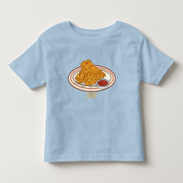 Cartoon-Illustration für gefrorenes Huhn Kleinkind T-shirt (Vorderseite)