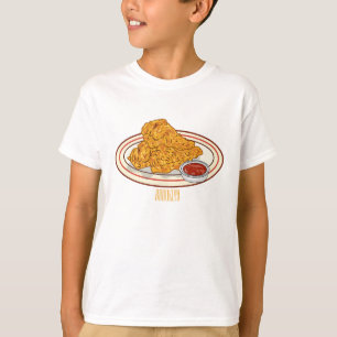 Cartoon-Illustration für gefrorenes Huhn T-Shirt