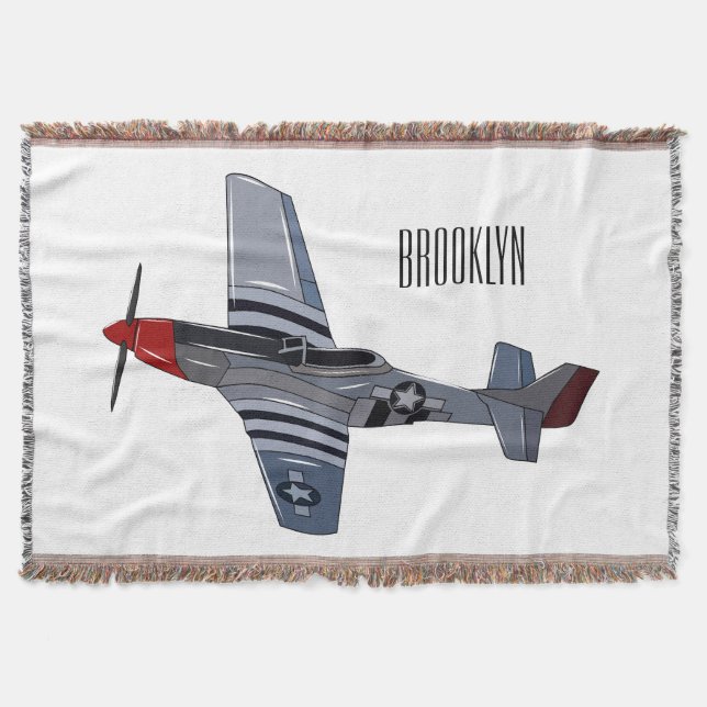 Cartoon-Illustration für Kampfbomber Decke (Vorderseite)