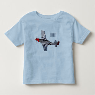 Cartoon-Illustration für Kampfbomber Kleinkind T-shirt