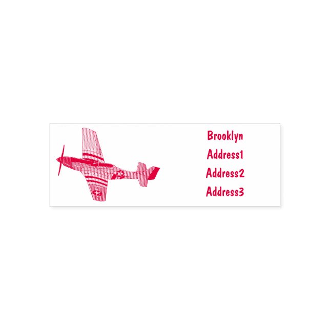 Cartoon-Illustration für Kampfbomber Permastempel (Design)