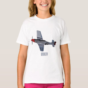 Cartoon-Illustration für Kampfbomber T-Shirt
