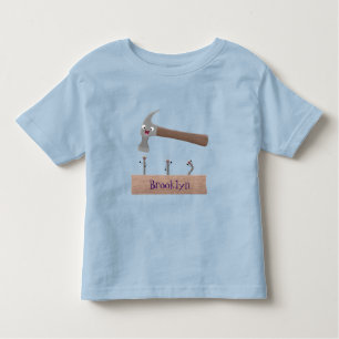 Cartoon-Illustration für niedliche, lustige Hammer Kleinkind T-shirt