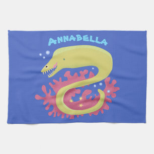 Cartoon-Illustration Geschirrtuch