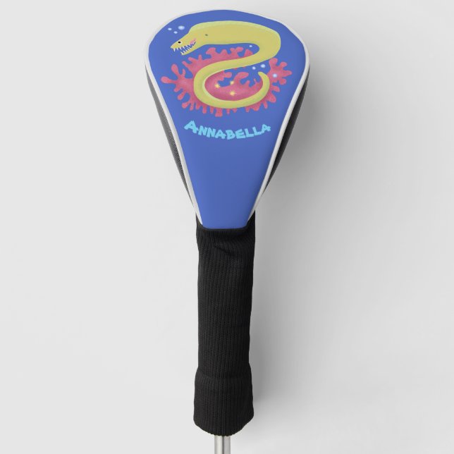 Cartoon-Illustration Golf Headcover (Vorderseite)