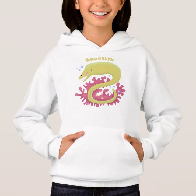 Cartoon-Illustration Hoodie (Vorderseite)