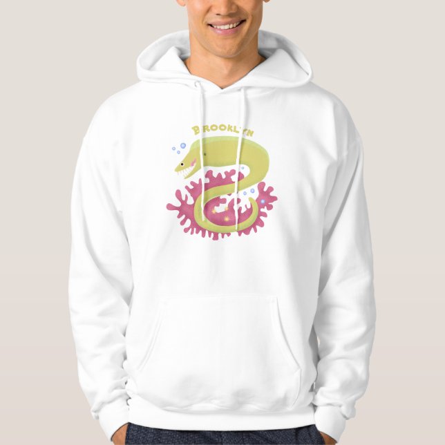 Cartoon-Illustration Hoodie (Vorderseite)