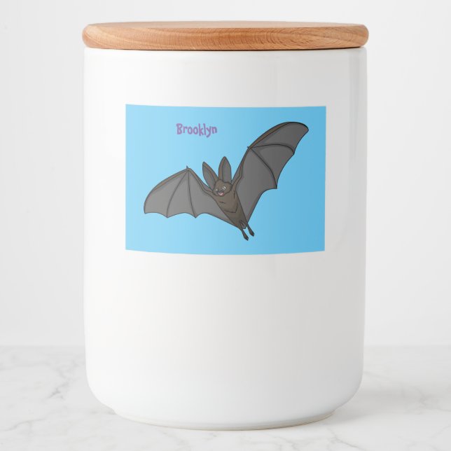 Cartoon-Illustration Lebensmitteletikett (Vorderseite)