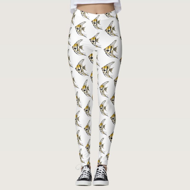 Cartoon-Illustration Leggings (Vorderseite)