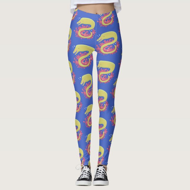 Cartoon-Illustration Leggings (Vorderseite)