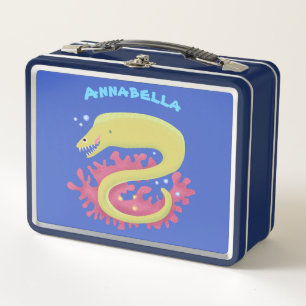 Cartoon-Illustration Metall Brotdose