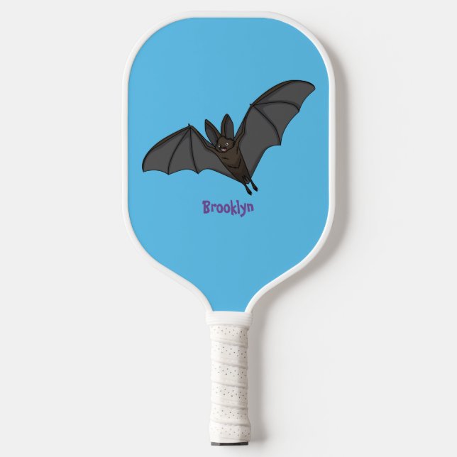 Cartoon-Illustration Pickleball Schläger (Vorderseite)