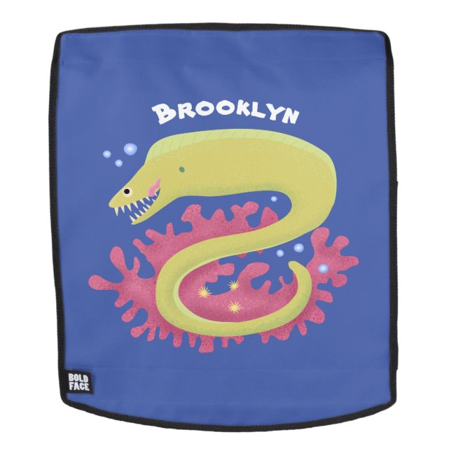 Cartoon-Illustration Rucksack (Abnehmbare Front)
